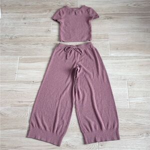 Free people Set - XS Short Sleeve Top & Wide Leg Pants